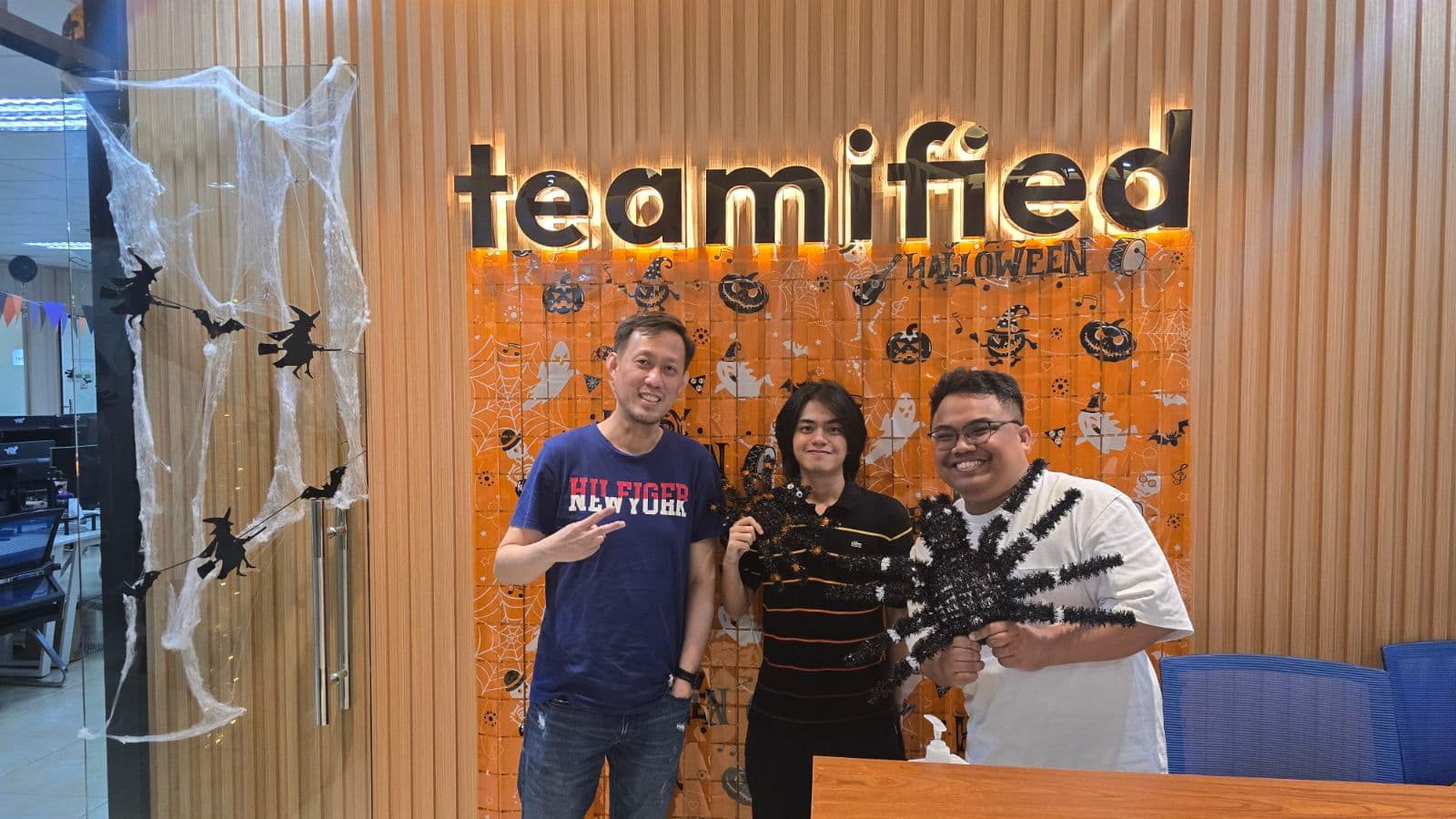 Teamified team members collaborating in the Philippines office